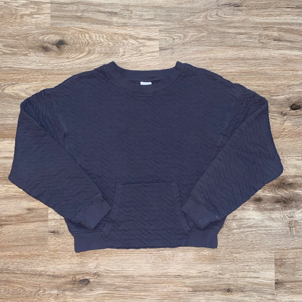 ⭐️ 3 for $15 Textured Cropped Sweatshirt